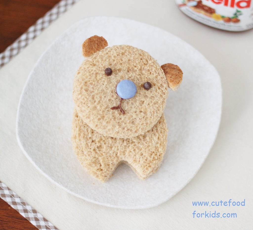 Nutella Bear Sandwich