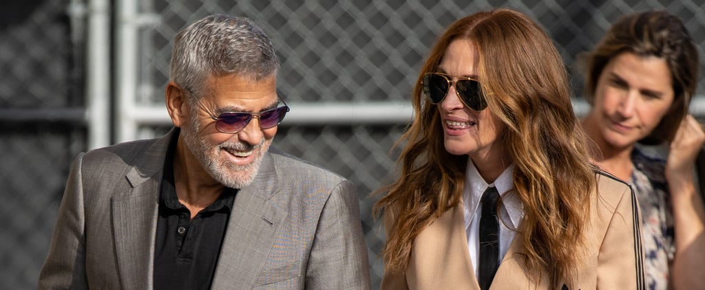 Julia Roberts, George Clooney Match in Suits on Press Tour
