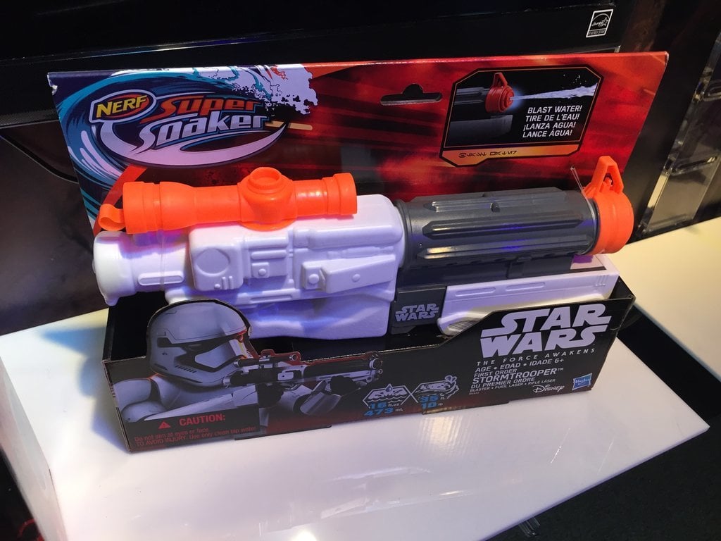 Because what Stormtrooper doesn't need a Super Soaker to get him through those hot Summer days.