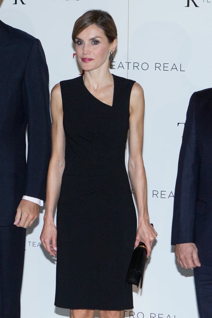 Queen Letizia of Spain's Little Black Dress September 2015