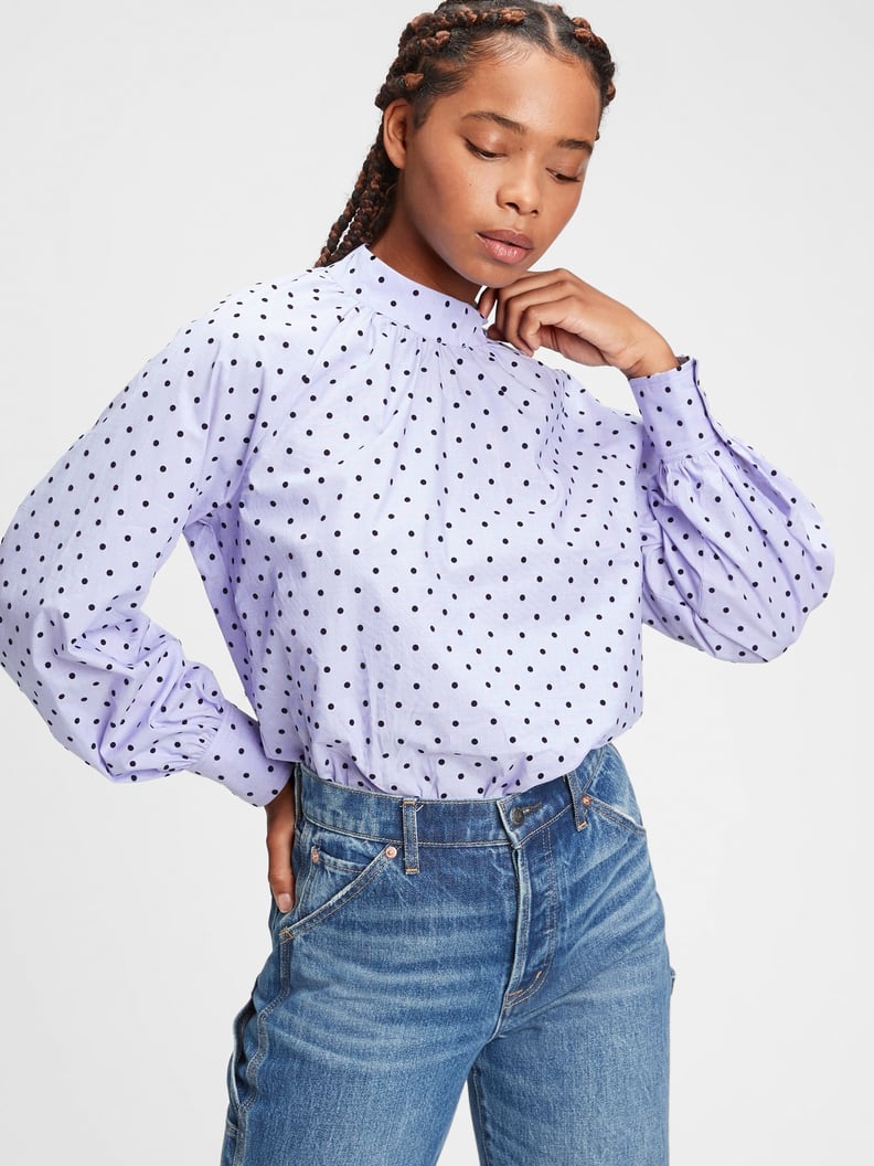 Gap Mockneck Print Top