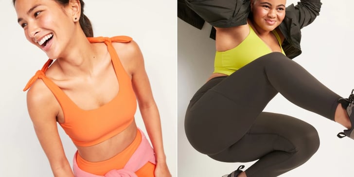 Old Navy High-Waisted PowerPress Mesh-Trim 7/8-Length Leggings, 27 Reasons  Not to Miss Old Navy's Sale on Workout Clothes — Including $9 Yoga Pants!
