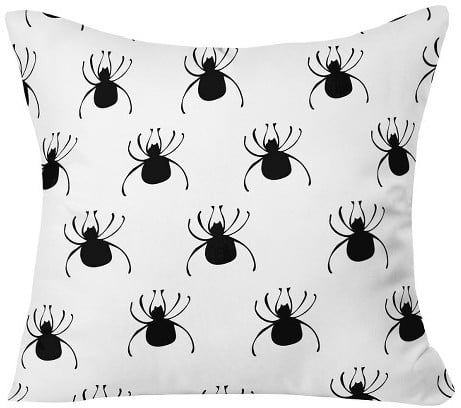 DENY Designs Allyson Johnson Spiders Throw Pillow - Black (20"x20") ($49.99)