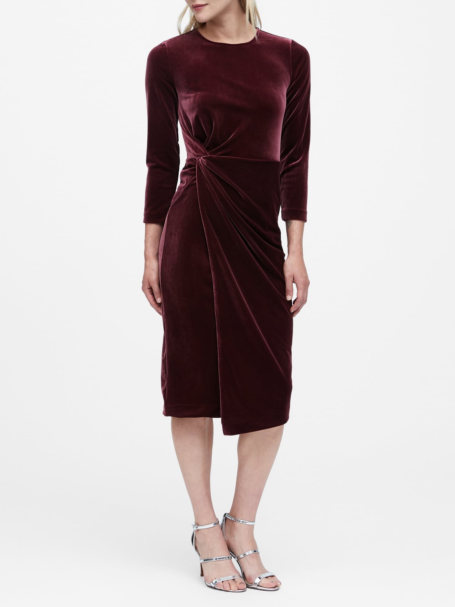 Banana republic velvet dresses clearance