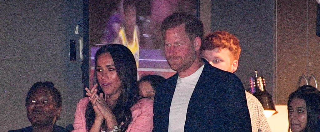 Meghan Markle Wears Staud Blazer-Shorts Set to Lakers Game