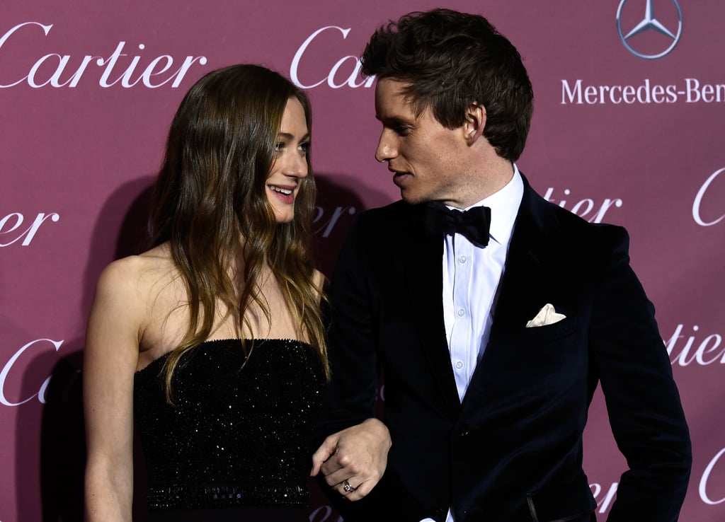 Eddie Redmayne and Hannah Bagshawe at Palm Springs Film Fest