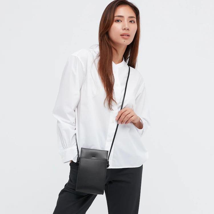 An Affordable Pouch: Uniqlo Faux-Leather Mini Utility Shoulder Bag