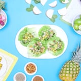 Pineapple and Chicken Lettuce Cups