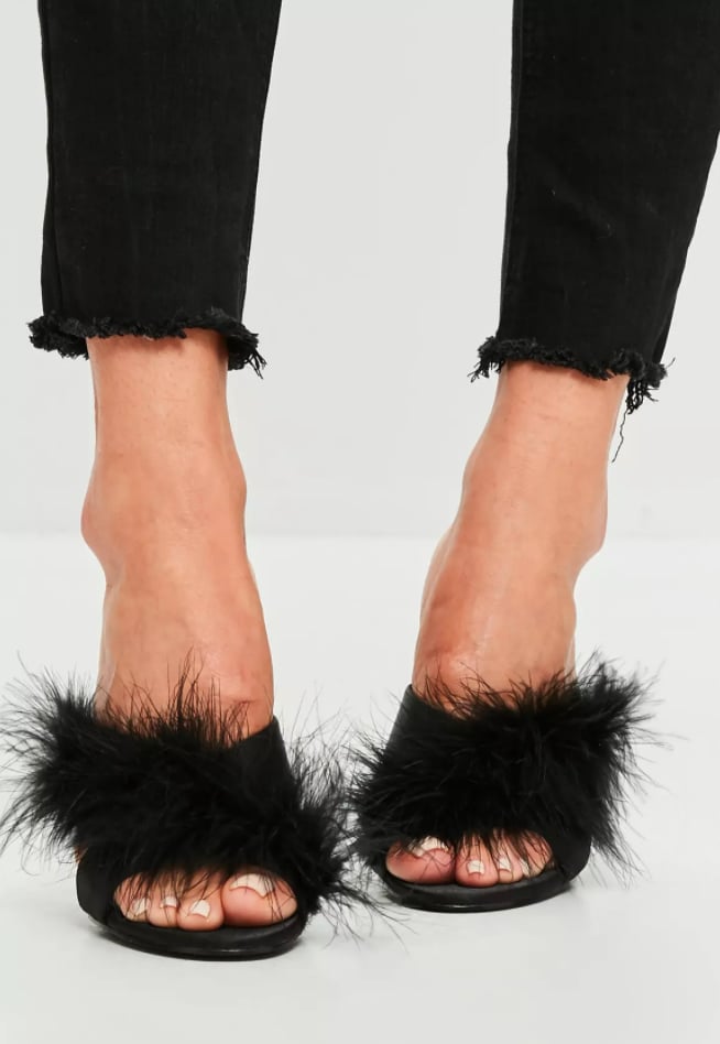feather mules