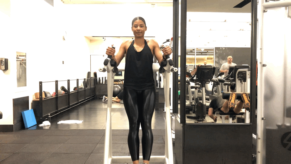 Vertical Bench Knee Leg Raise I M A Fitness Model And These Are