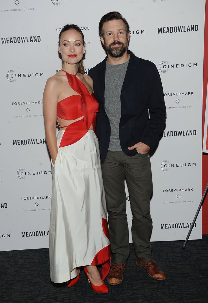 Olivia Wilde and Jason Sudeikis Red Carpet October 2015