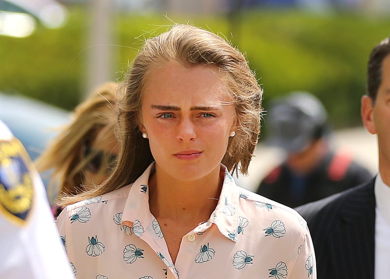 TAUNTON, MA - JUNE 16: Michelle Carter arrives at Taunton District Court in Taunton, MA on Jun. 16, 2017 to hear the verdict in her trial. Carter is charged with involuntary manslaughter for encouraging 18-year-old Conrad Roy III to kill himself in July 2