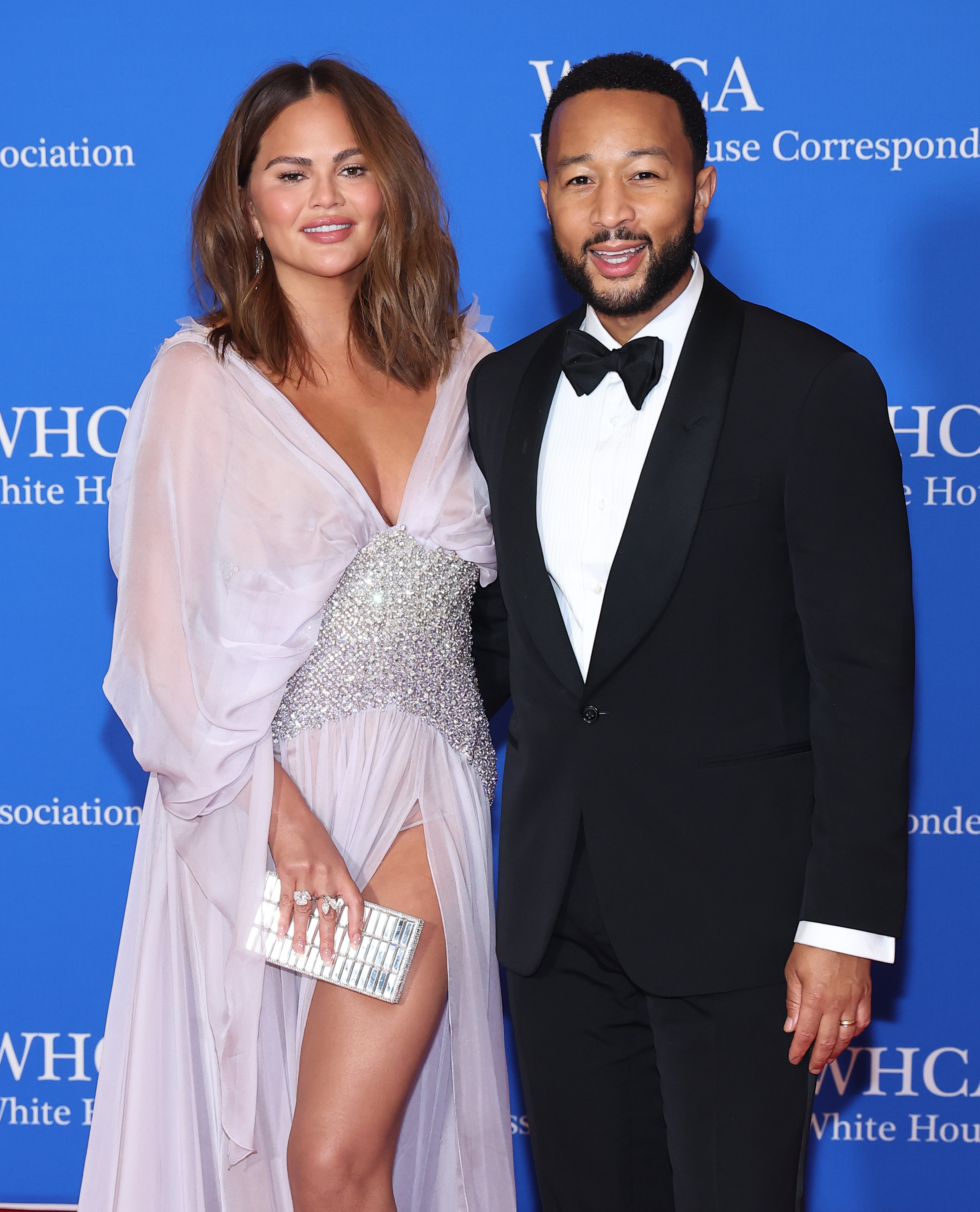 chrissy teigen correspondents dinner dress Chrissy Teigen attends the White House Correspondents Association Dinner  2015 held at the Hilton Hotel Stock Photo