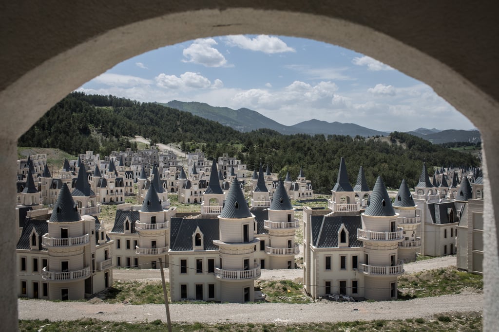 See a Ghost Town in Turkey Filled With Disney Castles