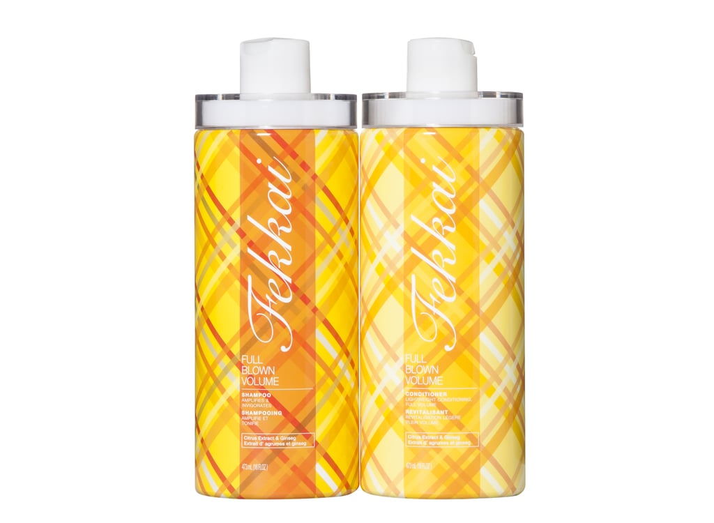 Fekkai Full Blown Volume Plaid Shampoo ($30) and Conditioner ($30)