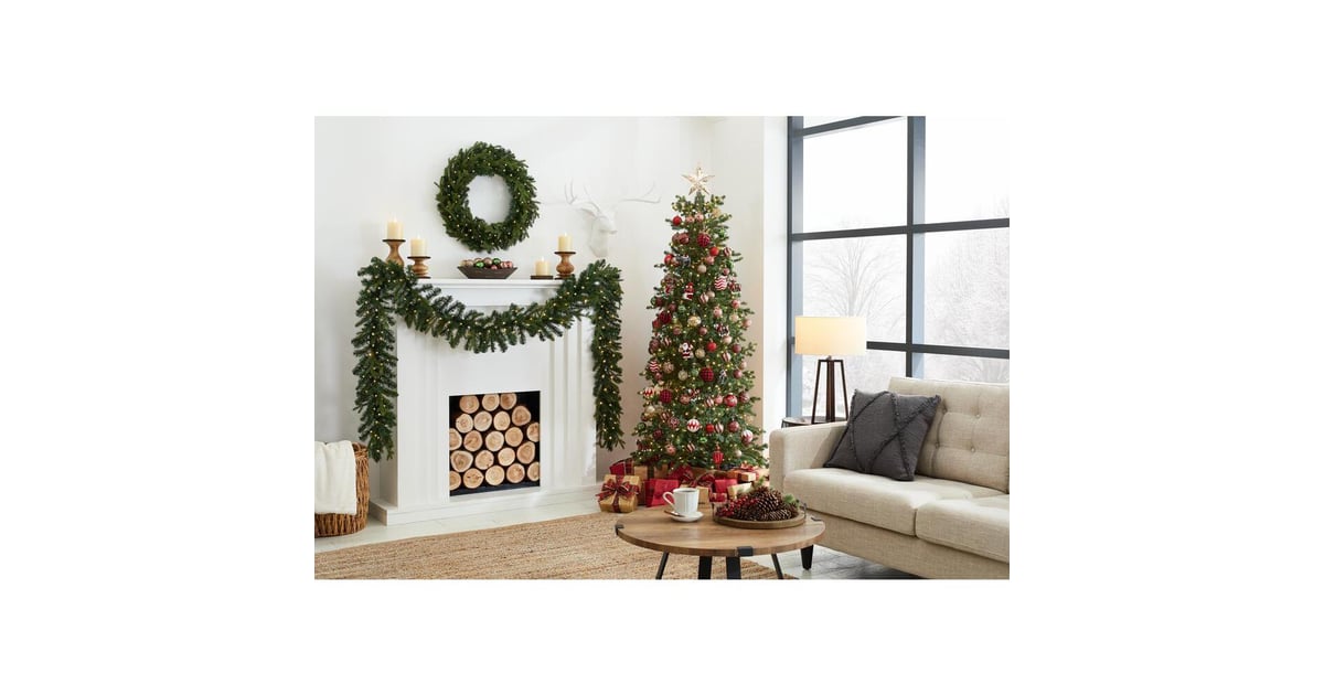 Home Decorators Collection 7ft. Elegant Grand Fir Slim LED Prelit