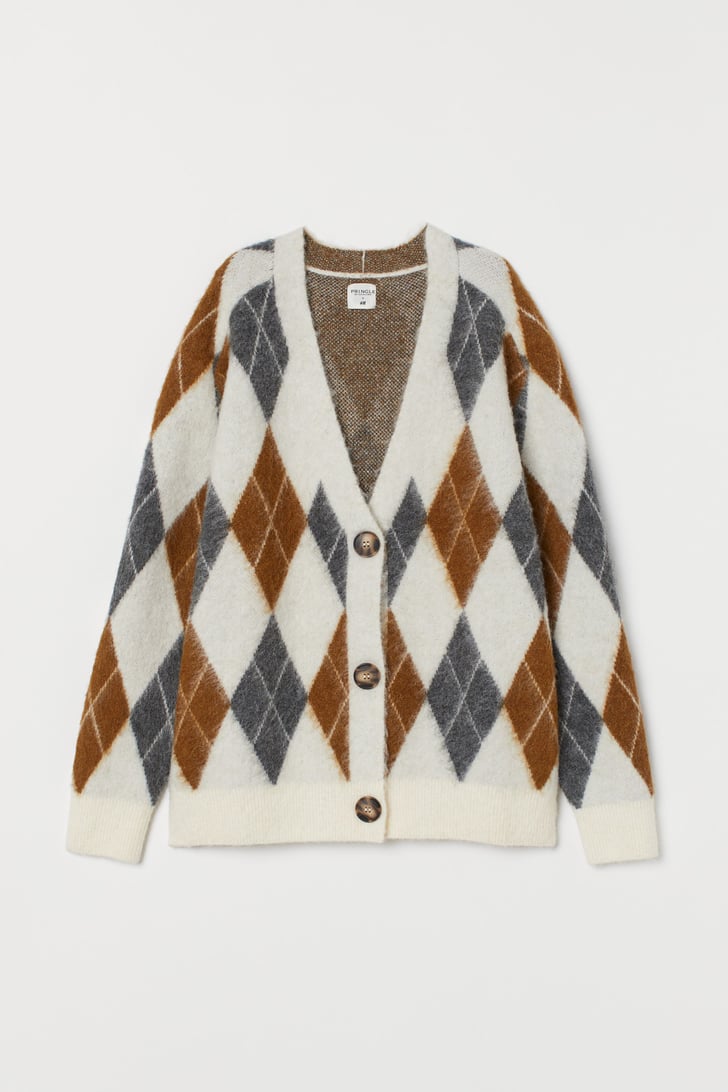 H&M Jacquard-Knit Cardigan | The Best Casual Apartment Outfits on ...