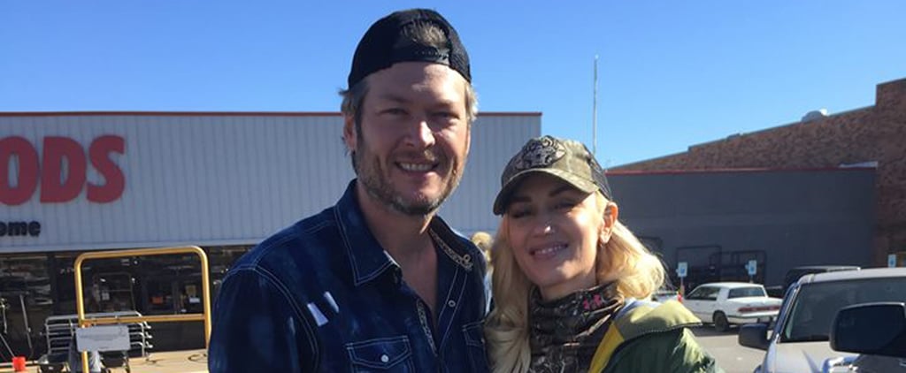 Blake Shelton and Gwen Stefani in Oklahoma December 2015