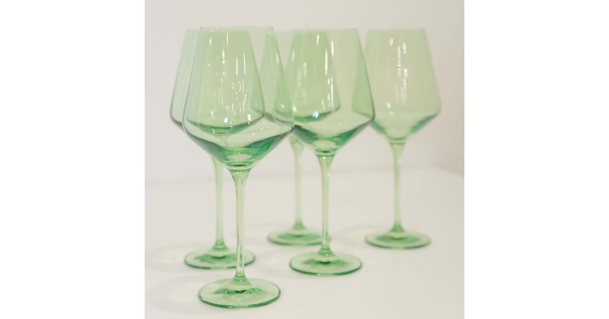 Estelle Colored Glass Stemmed Wine Glasses Set Of 6 I Found The Aesthetically Pleasing Glassware You Ve Been Saving On Instagram Popsugar Home Photo 5 The best way to customized things and make them more personal, however, is to. estelle colored glass stemmed wine