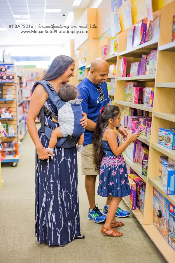 Photos of Dads Supporting Breastfeeding in Public