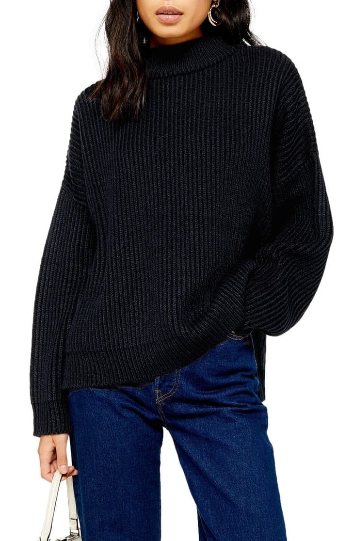 Mock neck hotsell sweater topshop