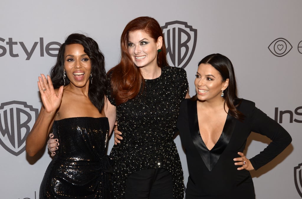 Pictured: Kerry Washington, Debra Messing, and Eva Longoria
