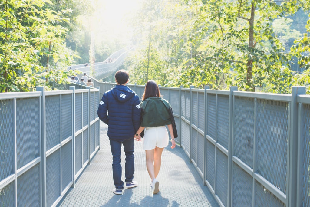 Explore a new part of your town or neighborhood together.