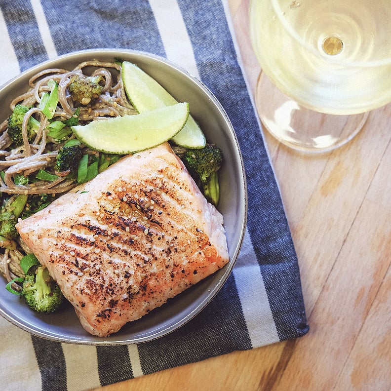 Sous Vide Salmon With Soba Noodles