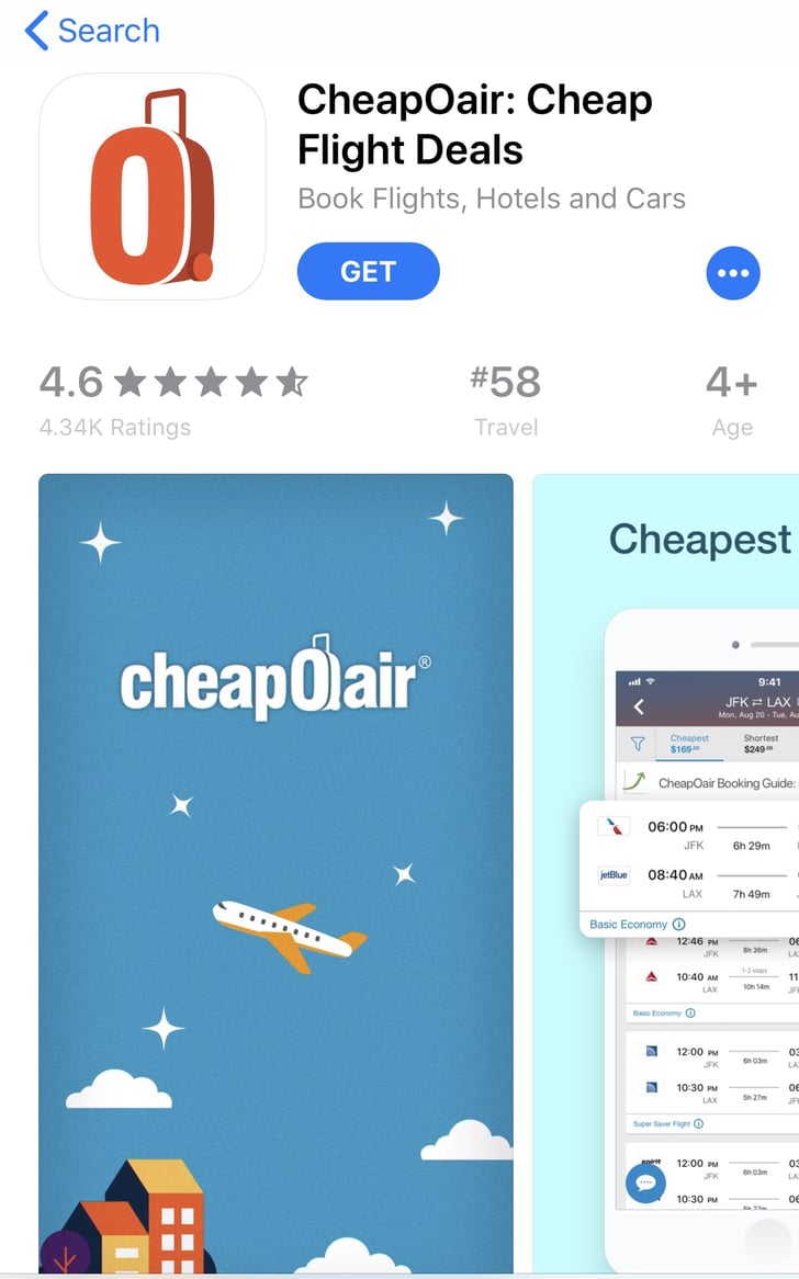 CheapOair Best Travel Apps For Cheap Flights POPSUGAR Smart Living