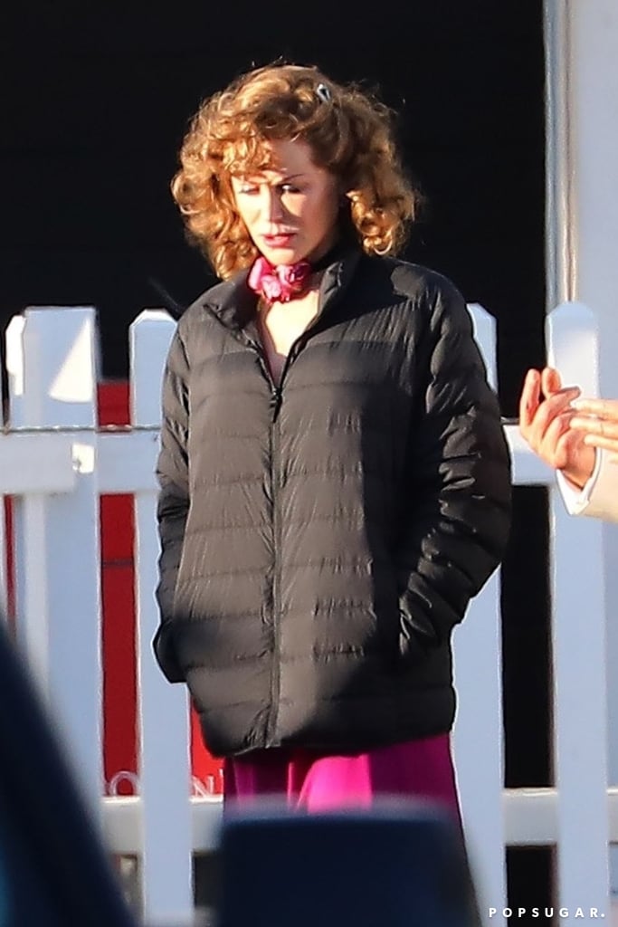 Nicole Kidman as Lucille Ball on Being the Ricardos Set