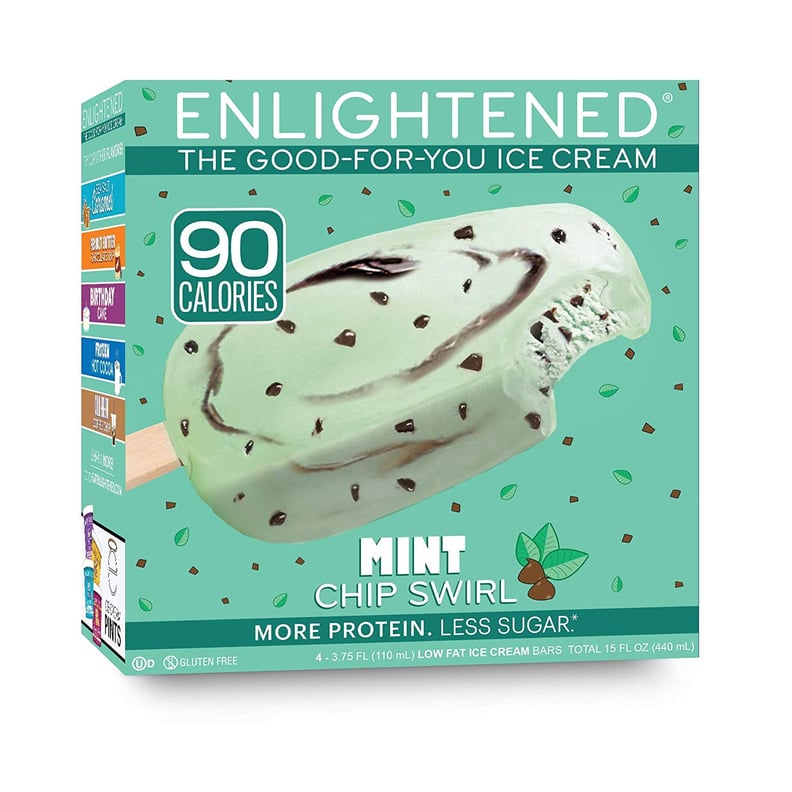 Enlightened Mint Chip Swirl Ice Cream Bar