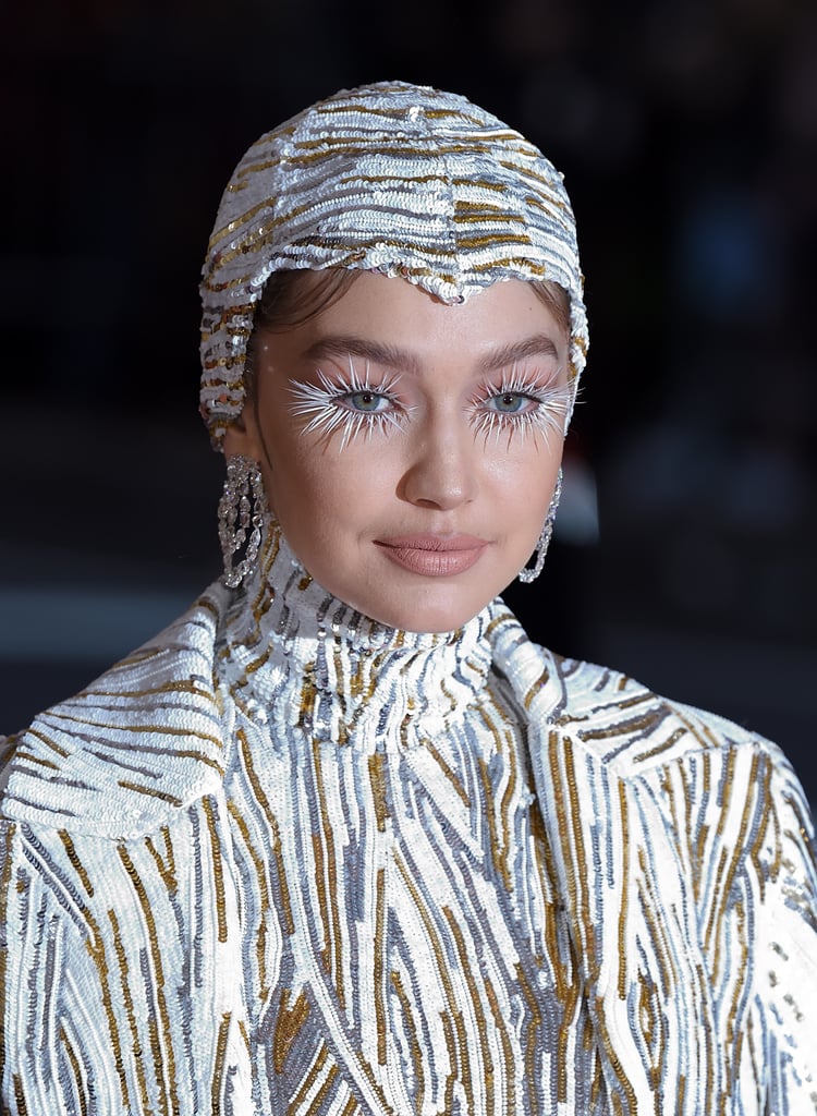 Gigi Hadid's wispy lashes at the 2019 Met Gala