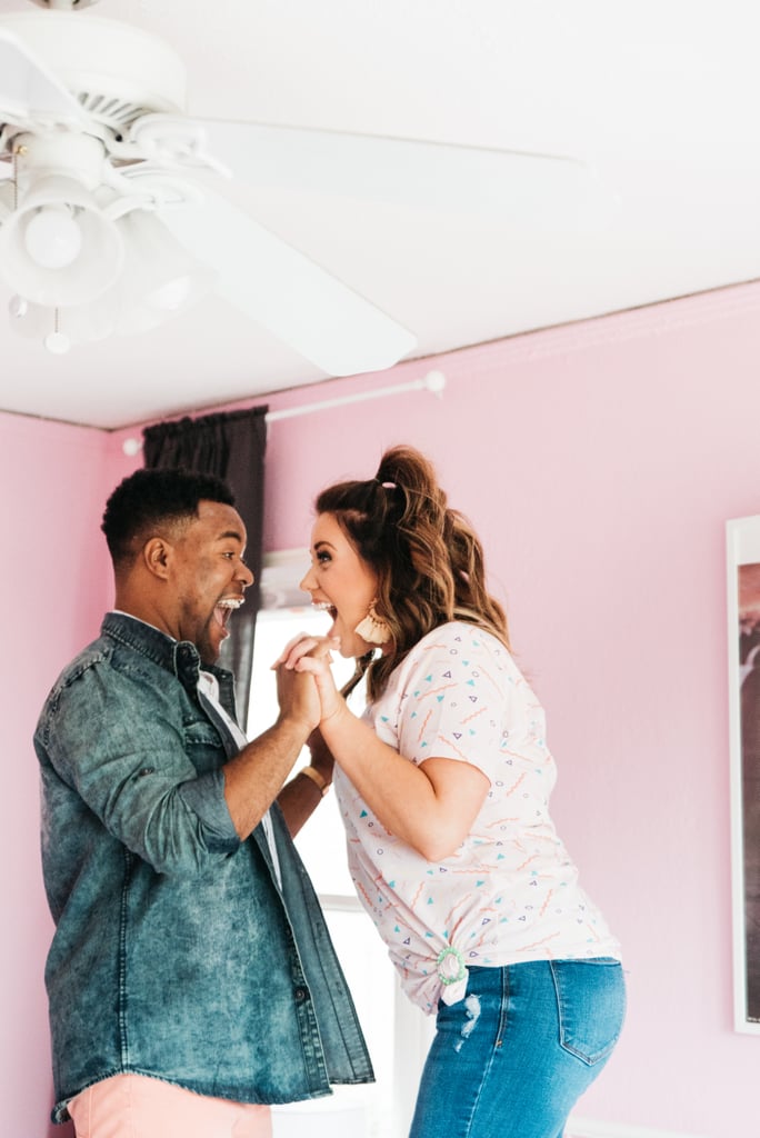 Retro '80s and '90s Engagement Shoot