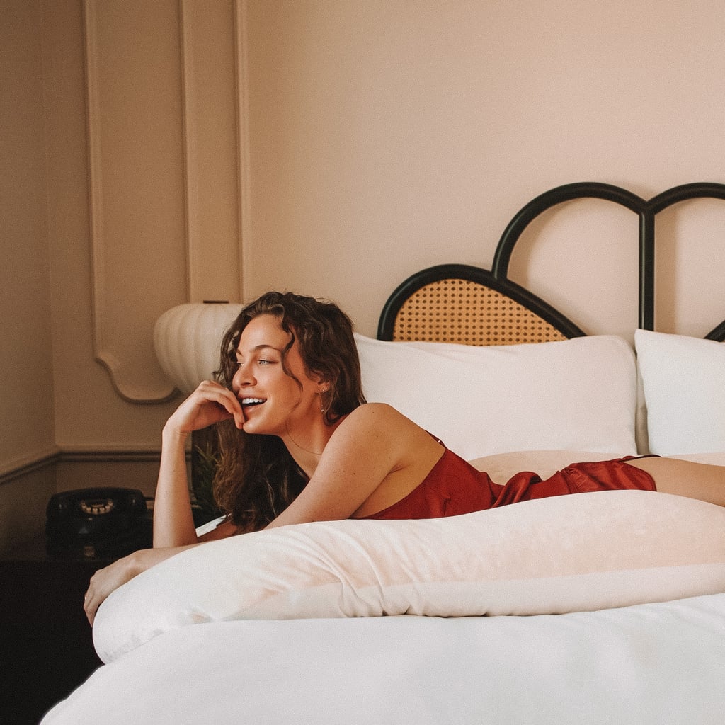 No, It's Not a Pregnancy Pillow, but It Helped Me Sleep F*cking Amazingly — And It's on Sale!