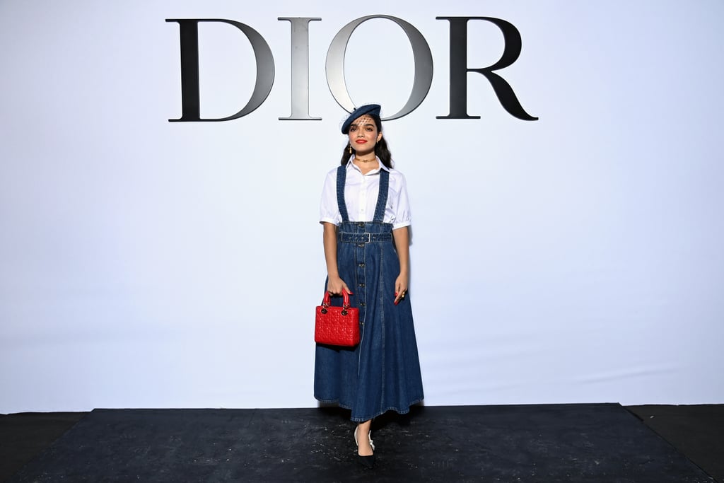 Rachel Zegler's Denim Dior Looks at Paris Fashion Week