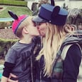 Hilary Duff and Son Luca Share a Sweet Kiss at the Happiest Place on Earth