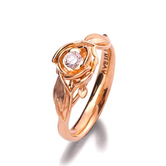 Belle-Inspired Rose Gold Ring