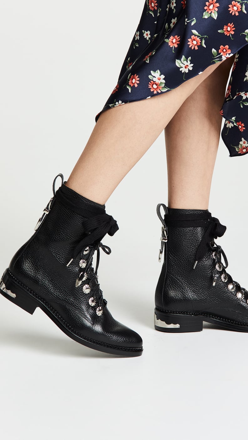 Toga Pulla Lace-Up Combat Boot
