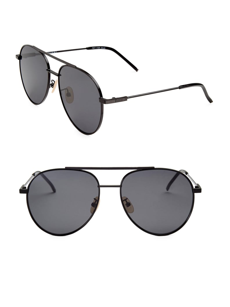 Fendi 55MM Aviator Sunglasses