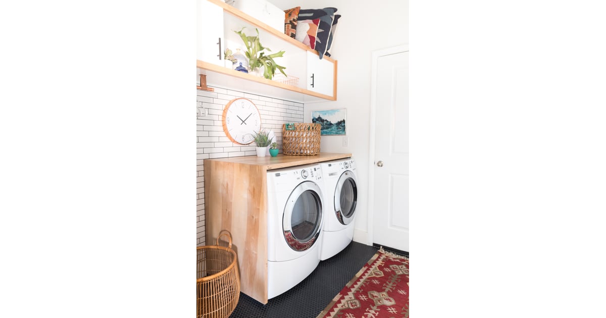 waterfall countertop laundry room waterfall countertop laundry room