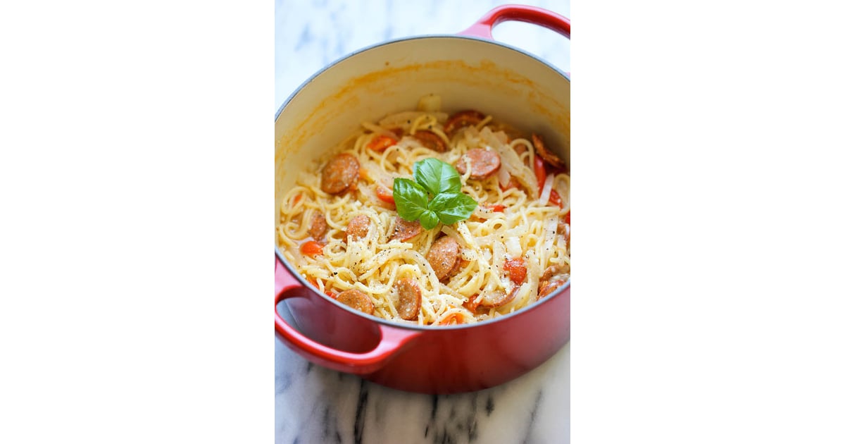 One-Pot Pasta With Andouille Sausage | Unusual Pasta Dishes | POPSUGAR