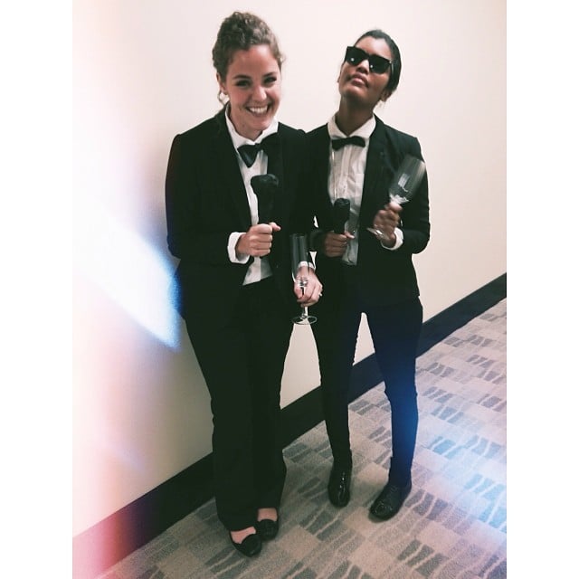 他们有他们的西装和领带。女士们,绅士JT和Jay - Z。