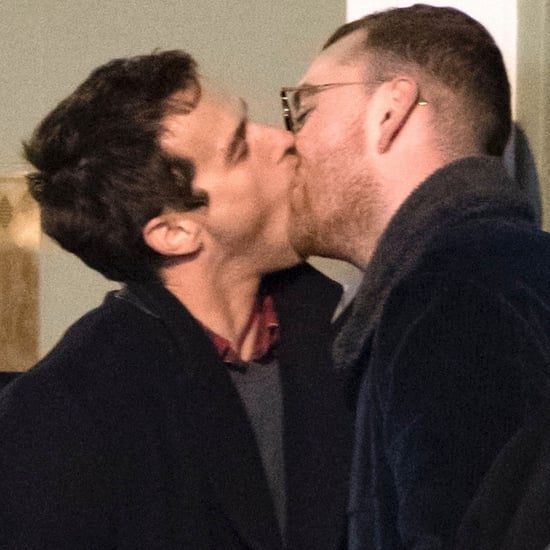 Sam Smith Kissing His Boyfriend Brandon Flynn in London