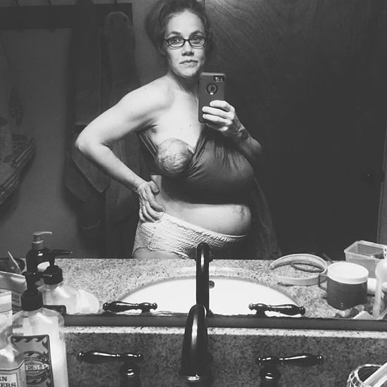 Mom Takes Postbirth Breastfeeding Selfie in Adult Diapers