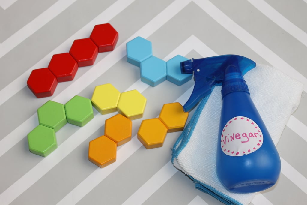 Spritz Wooden Toys With Vinegar What's the Best Way to Clean Toys