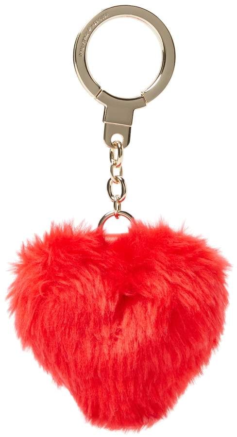 Kate Spade Heart Pouf Keychain