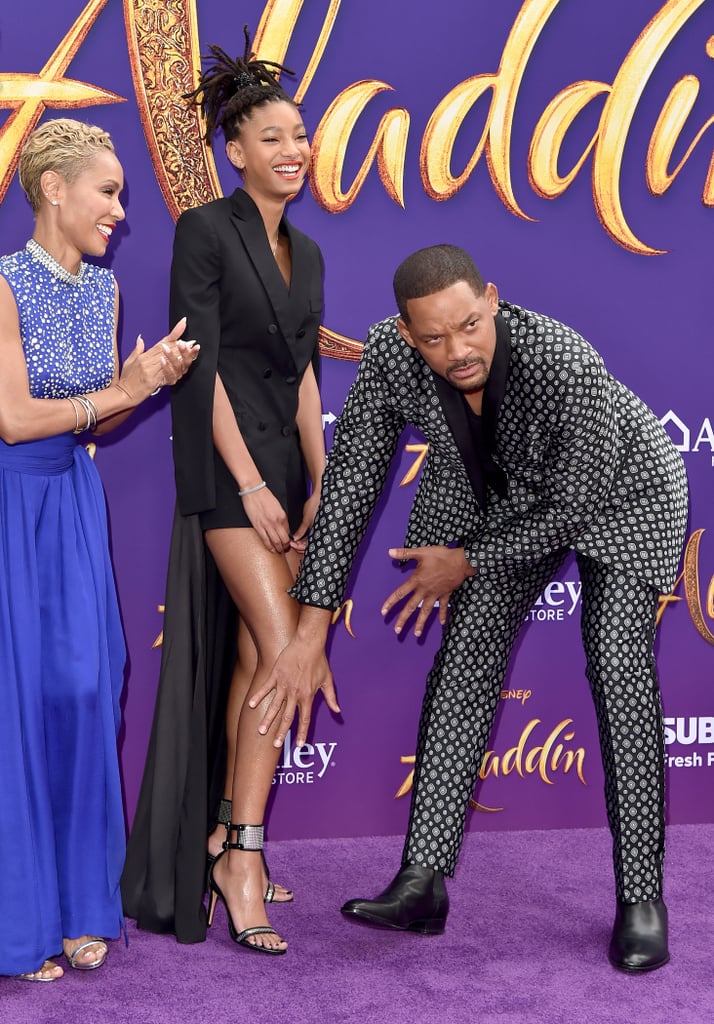 Will Smith and His Family at the Aladdin Premiere 2019