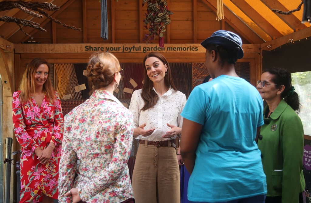 Kate Middleton Wears Wide-Leg Pants at Chelsea Flower Show