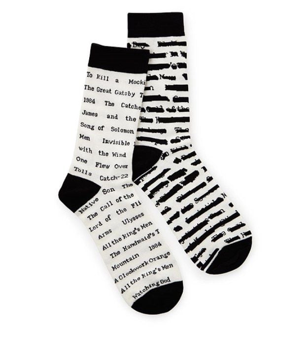 Banned Book Socks ($10)