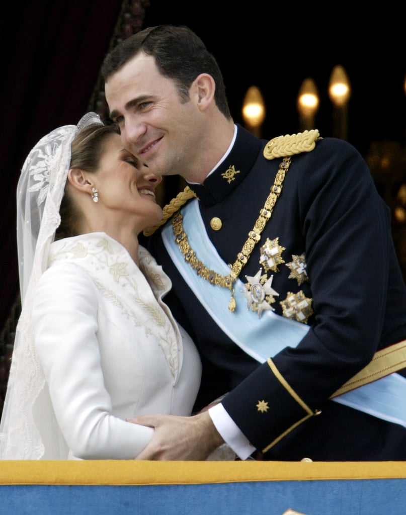 Prince Felipe and Letizia Ortiz
The Bride: Letizia Ortiz, former divorced journalist.
The Groom: Felipe, Prince of Asturias, the heir apparent to the Spanish throne.
When: May 22, 2004. No one suspected the serious relationship until they announced the engagement on Nov. 1, 2003.
Where: Madrid's Almudena Cathedral. Prince Felipe and Letizia Ortiz
The Bride: Letizia Ortiz, former divorced journalist.
The Groom: Felipe, Prince of Asturias, the heir apparent to the Spanish throne.
When: May 22, 2004. No one suspected the serious relationship until they announced the engagement on Nov. 1, 2003.
Where: Madrid's Almudena Cathedral.